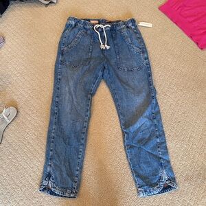 Pilcro Casual Blue Denim Joggers
